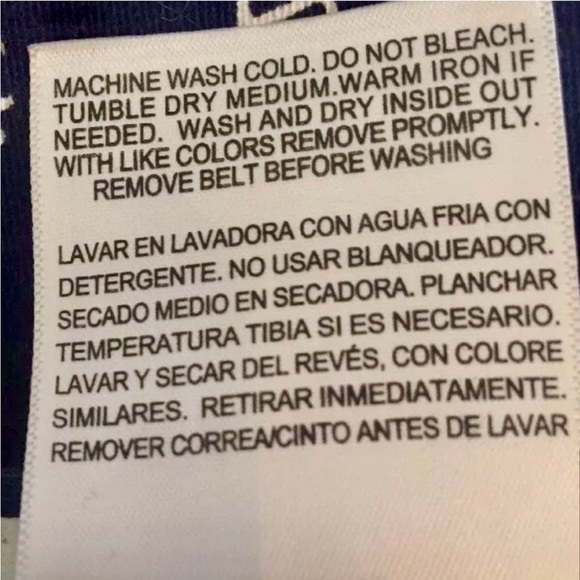 Dockers Women’s Navy Blue Anchor Print Shorts w/ Belt – Size 8 Preppy, Nautical - Picture 5 of 8